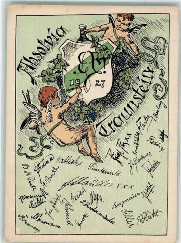 Traunstein Absolvia 1927 Engel