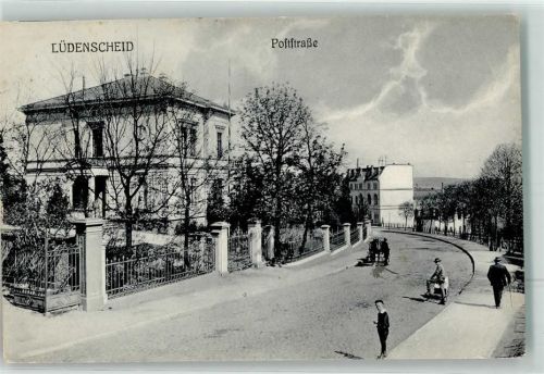 Lüdenscheid 1910 Poststraße Villa