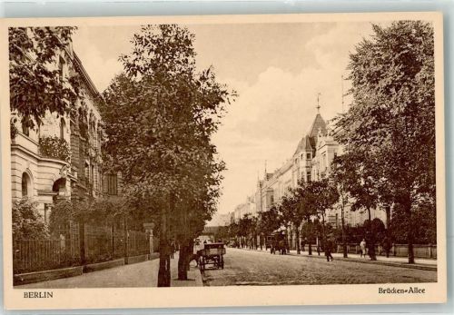 10115 W1000 Hansaviertel Foto AK Brücken-Allee