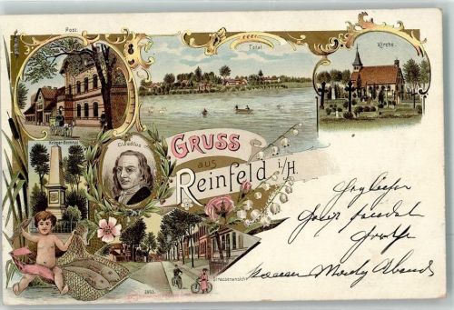 Reinfeld 1904 Jüngling Krieger-Denkmal Post Portrait Claudius