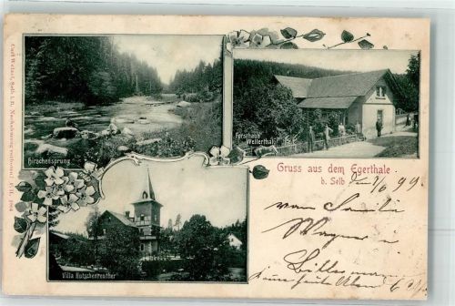 Selb 1899 Egernthale Forsthaus Wellerthal Villa Hutschenreuther Hirschsprung
