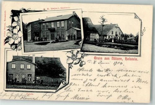 Nützen 1906 Schule Gasthaus Tietjen