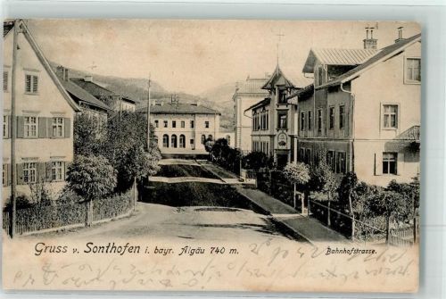 Sonthofen 1904 Bahnhofstraße
