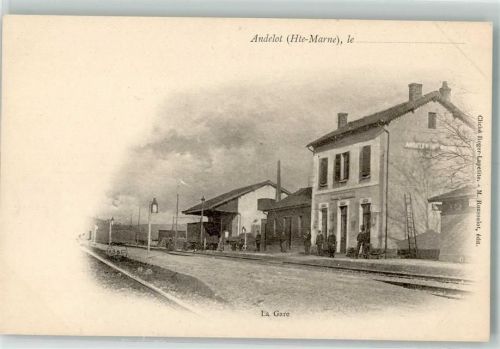 52700 Andelot-Blancheville - La Gare Bahnhof