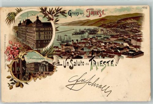 Trieste / Triest / Trst 1898 Post Piazza della Borsa
