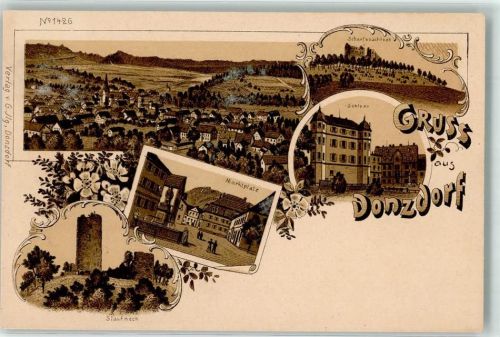 Donzdorf Scharfenschloß Marktplatz Staufneck