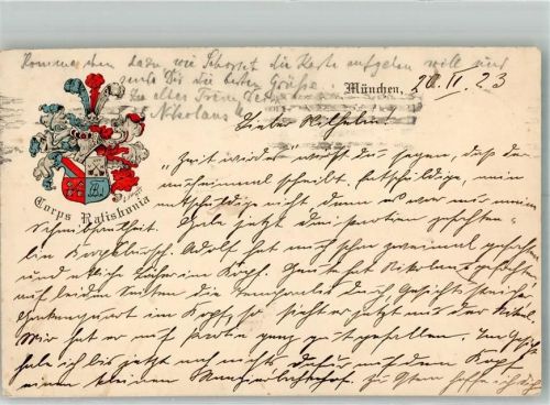 München 1923 Corps Ratisbonia