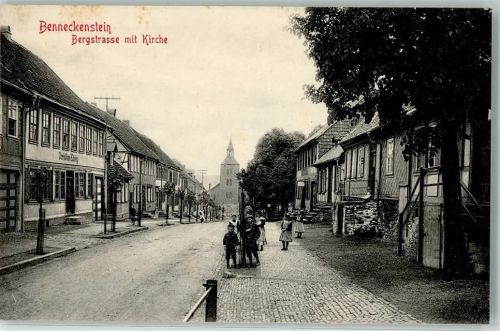 Benneckenstein Bergstraße Gasthaus König Kirche Kinder