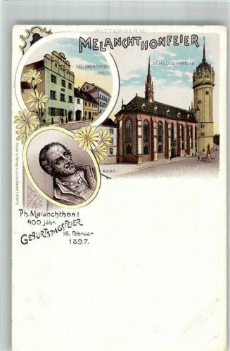 Lutherstadt Wittenberg Melanchthonfeier Portrait Ph. Melanchthon Schlosskirche Wohnhaus