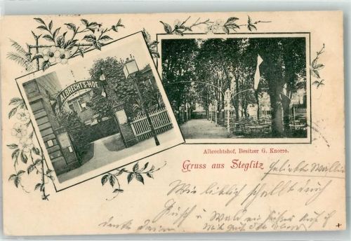 Steglitz 1900 Gasthaus Albrechts Hof