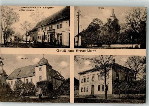 Straußfurt Schloß Geschäftshaus Heiligstedt Hauptstraße Waisenhaus