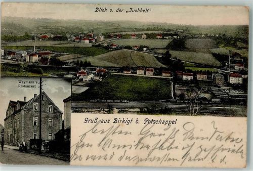 Potschappel 1911 Bahngleisanlagen Gasthaus Weymann