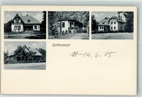 17166 O2051 Rothenmoor 1905 - Villen