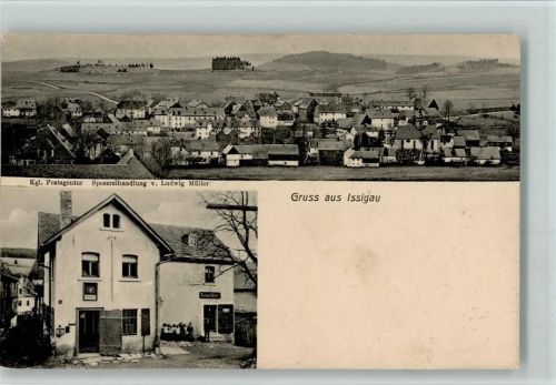 Issigau Kgl. Postagentur, Spezereihandlung Müller AK