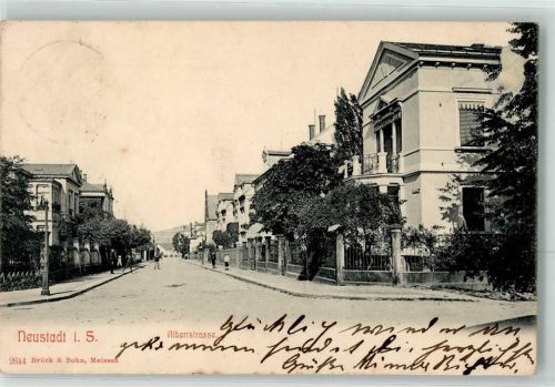 01844 O8355 Neustadt , Sachs 1906 - Albertstraße