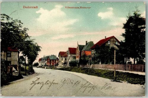 Duderstadt 1906 Villenstraße Villen Westertor