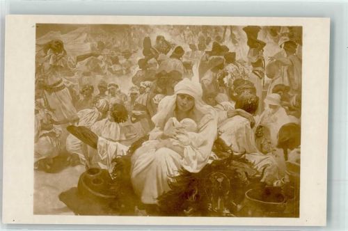 Slawische Epen Die Feier von Svantovitov auf Rujane Fragment Mucha, A.