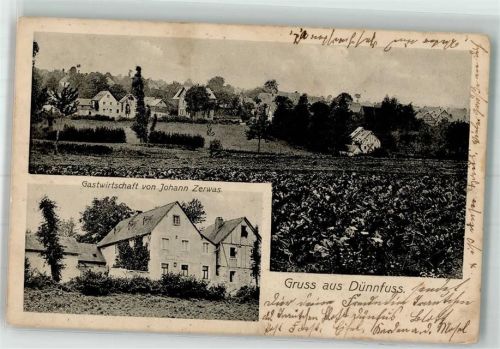 56754 W5441 Dünfus 1915 - Gasthaus Zerwas