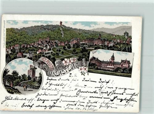 Falkenstein 1898 Ruine Kurhaus