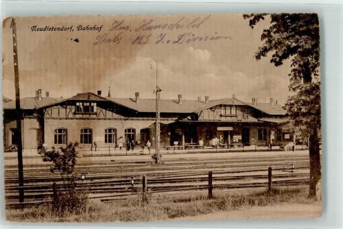 Neudietendorf 1917 Bahnhof