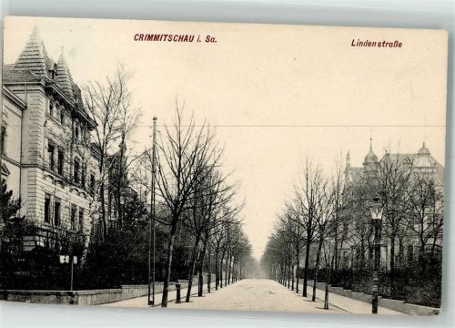 Crimmitschau 1910 Lindenstraße Villen