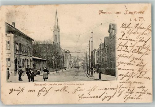Aschaffenburg 1899 Donauwörtherstraße