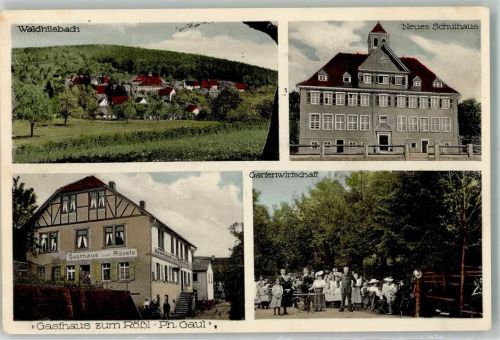 Waldhilsbach Neues Schulhaus Gasthaus zum Rößl