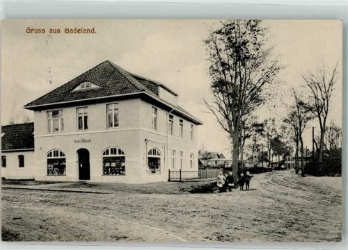 24534 W2350 Gadeland 1914 Foto AK Bahnhof