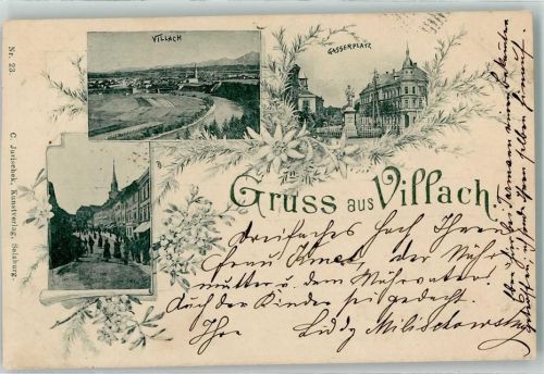 Villach-Innere Stadt 1898 Gasserplatz