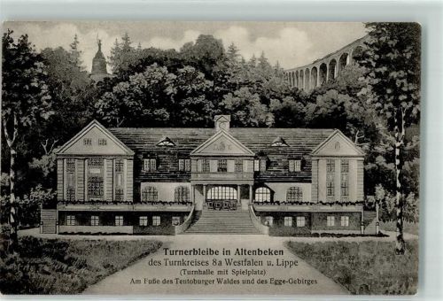 Altenbeken Turnerheim Eisenbahnviadukt Hermannsdenkmal