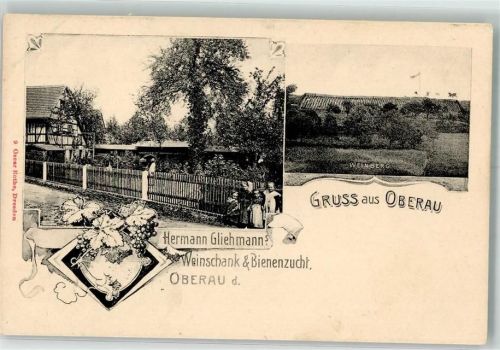 Oberau Weinschank & Bienenzucht Hermann Gliehmann Weinberg Bowlegefäß
