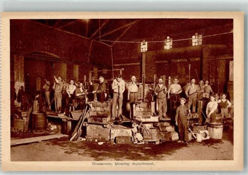 Karlovy Vary Ludwig Moser Glasbläser Beruf Glasfabrik sehr schöne Aufnahme Judaika