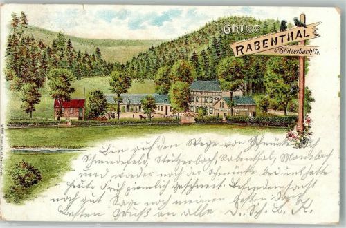 Stützerbach 1899 Rabental