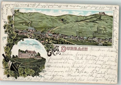 Durbach 1897 Schloß Staufenberg