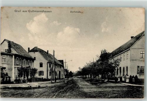 Guthmannshausen Dorfstraße Hühner