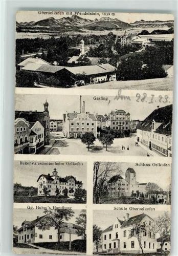 Grafing Rekonvalenzheim Schloß Oelkofen Schule Gg. Huber's Handlung Wendelstein