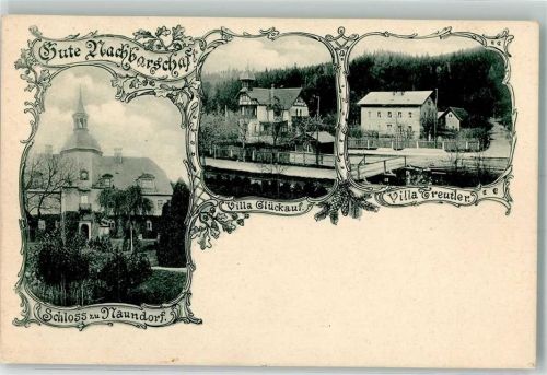Naundorf Schloss Villa Glückauf Villa Treutler