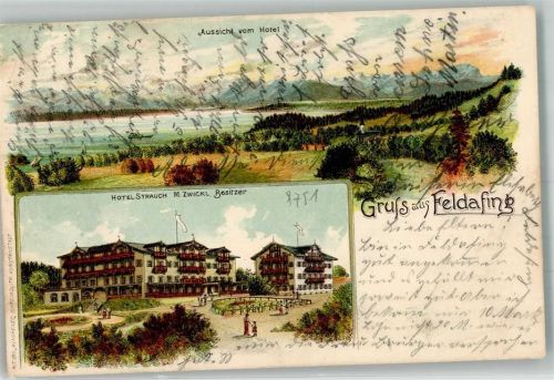 Feldafing 1908 Hotel Strauch