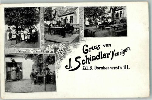 Wien Gasthaus Schindler´s Heuriger Donrbacher Straße 111