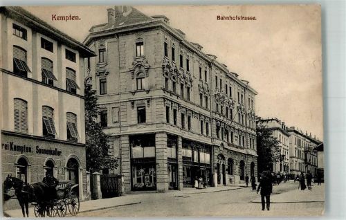 Kempten 1914 Bahnhofstraße