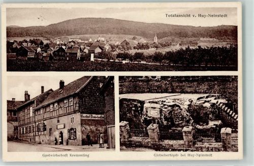 Huy-Neinstedt Gasthaus Kremmling Gletschertöpfe Landpost Huy Neinstedt über Halberstadt
