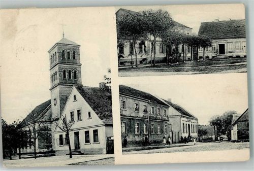 Tarmow 1918 Dorfkirche Dorfstraße