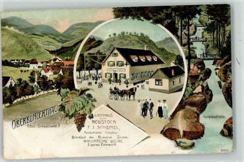 Oberbühlertal Gasthaus zum Rebstock Getelbachfälle