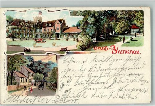 Mellenbach-Glasbach 1903 Gasthaus Blumenau