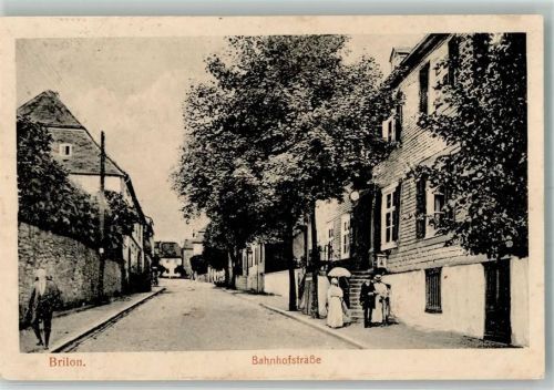 Brilon 1918 Bahnhofstraße