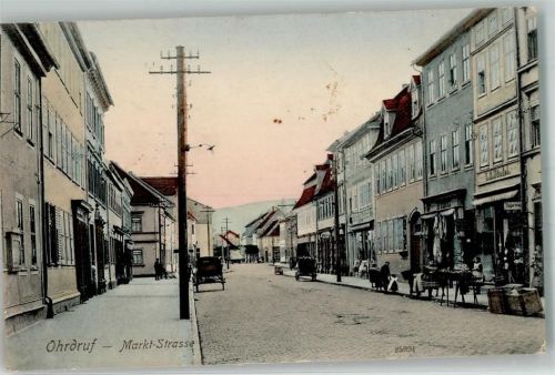 Ohrdruf 1915 Markt-Straße