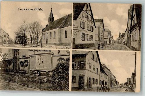 Zeiskam Dorfstraße Kriegerdenkmal