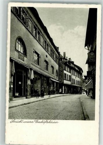 Helmstedt Geschäftsstraße Spezialhaus für Textilwaren Karl Karutz