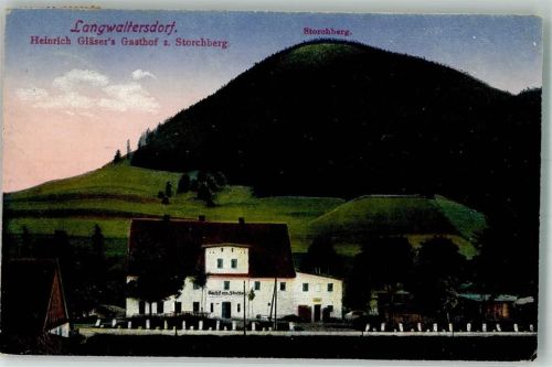 Langwaltersdorf 1921 Gasthaus zum Storchberg
