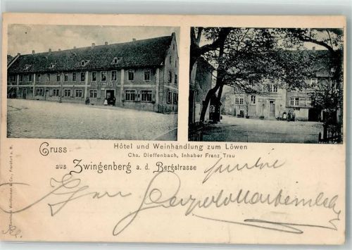 Zwingenberg Hotel-Weinhandlung zum Löwen